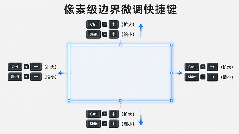Snipaste截图时如何精确定位到单个像素(像素级微调)? Snipaste截图时如何精确定位到单个像素(像素级微调)?